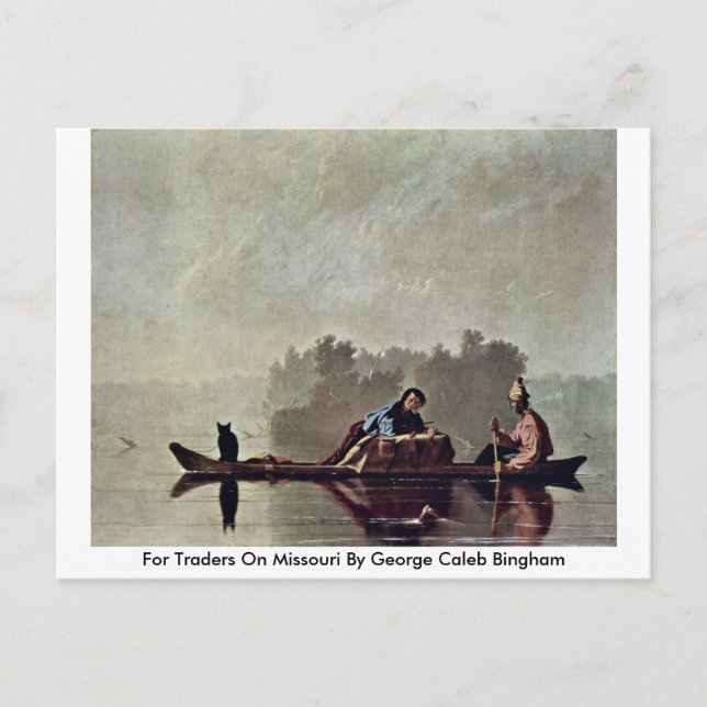 Carte Postale Pour Les Commerçants Du Missouri Par George Caleb  (Devant)