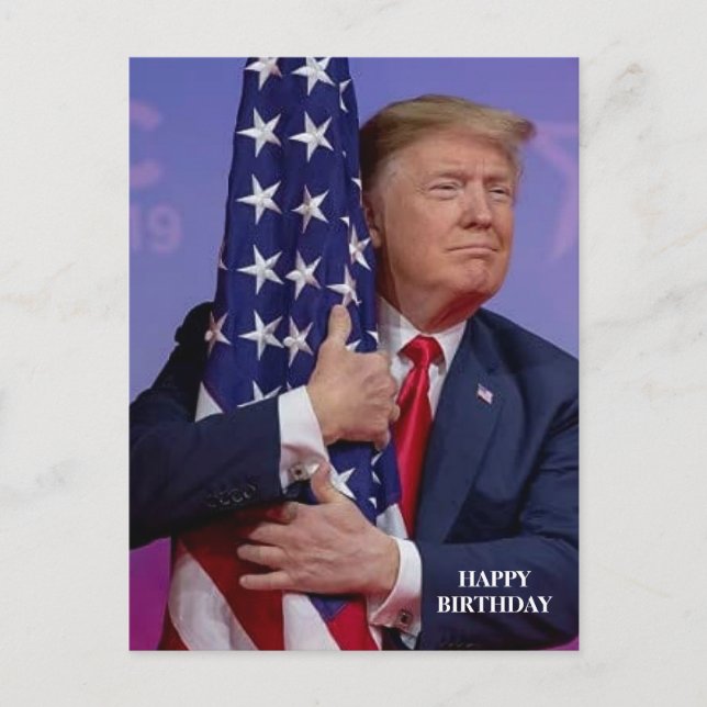 Carte postale pour les fans du président Donald Tr (Devant)