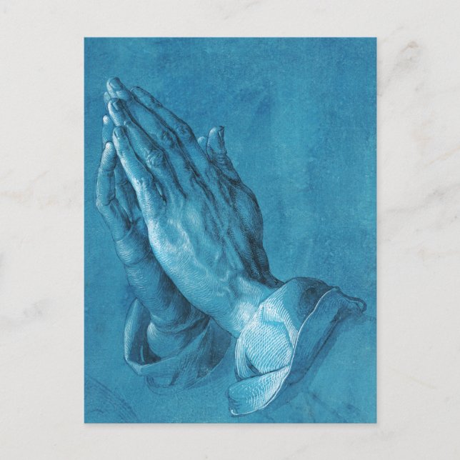 Carte postale pour les mains de prière (Devant)