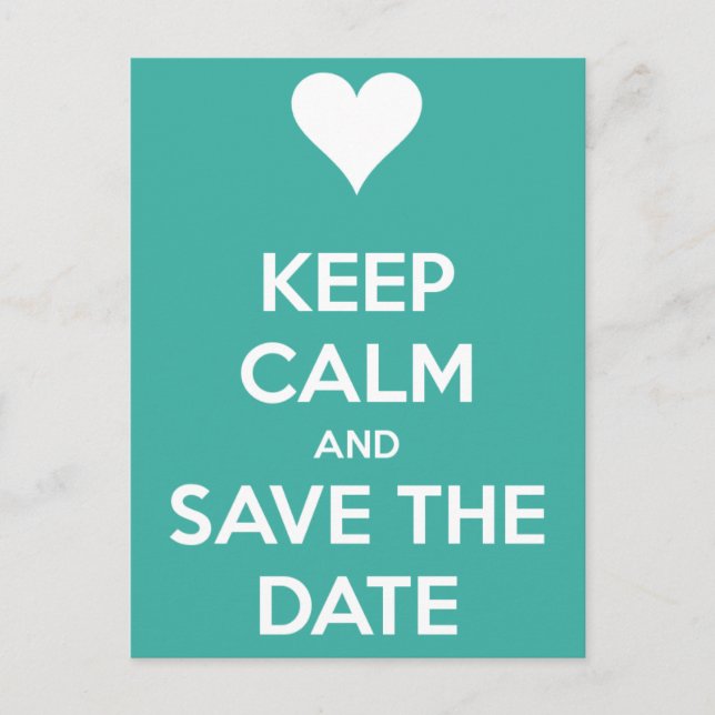 Carte postale pour sauvegarder la date (Devant)