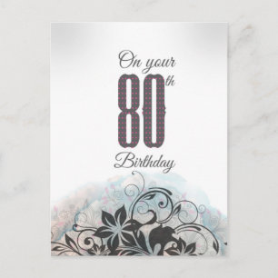 Carte Postale Pour vos 80 ans !