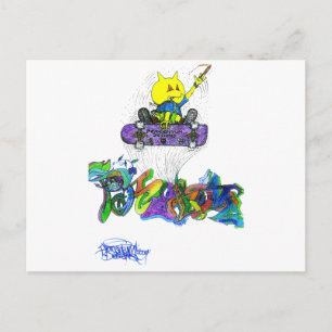 Carte Postale Pourcentage Ollie