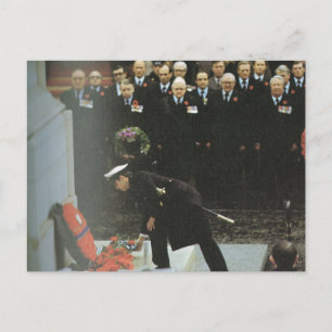 Carte Postale Pourcentage vintage, Charles portant une couronne
