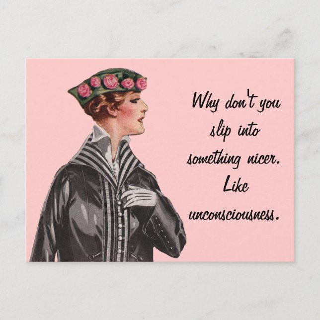 Carte Postale Pourquoi ne... (Devant)