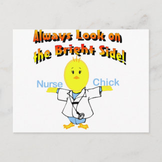 Carte Postale Poussin d'infirmière