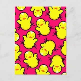 Carte Postale Poussins chauds