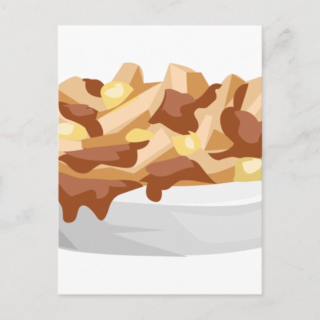 Carte Postale poutine (Devant)
