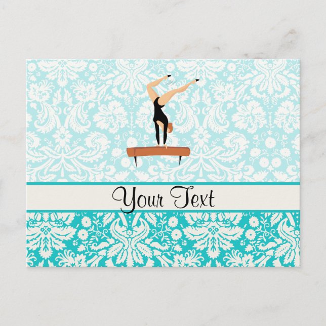 Carte Postale Poutre de balance de gymnastique (Devant)