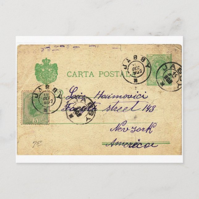 Carte Postale Pouvez-vous déchiffrer cette écriture vintage ? (Devant)