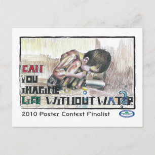 Carte Postale Pouvez-Vous Imaginer La Vie Sans Eau ?