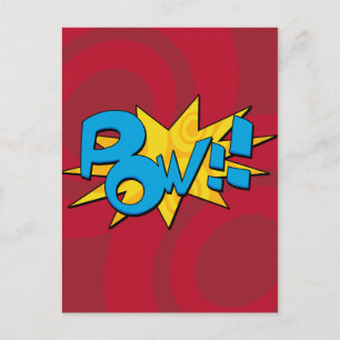Carte postale Pow Comic Book