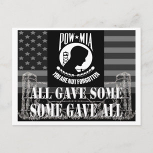CARTE POSTALE POW-MIA
