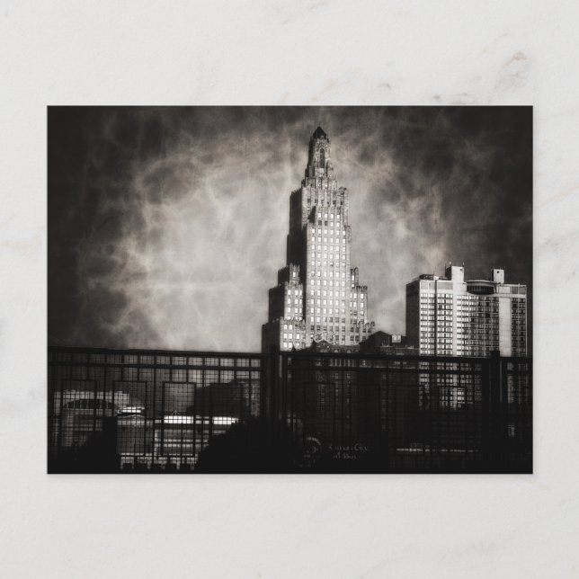 Carte Postale Power and Light Building, Kansas City, Grunge (Devant)