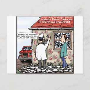 Carte Postale Pox Drôle Sur Votre Maison