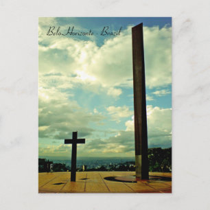 Carte Postale Praça do papa, Belo Horizonte, Brésil