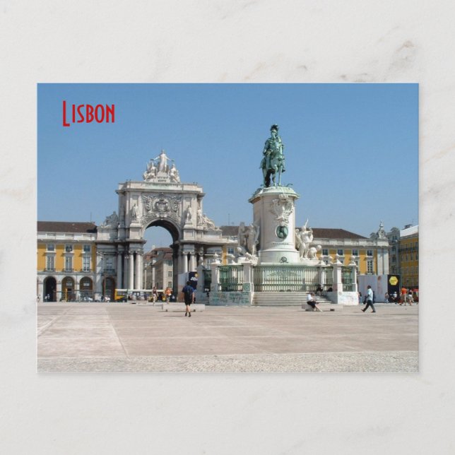 Carte Postale Praca font Comercio (Devant)