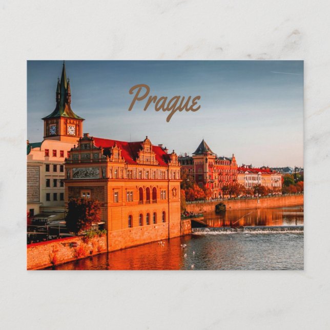 Carte Postale Prague Capitale de la République tchèque (Devant)