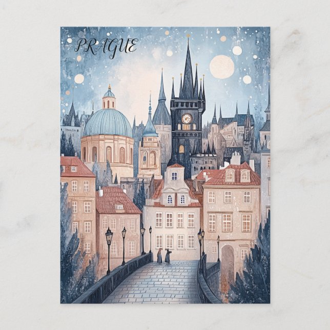 Carte Postale Prague Czechia Travel (Devant)