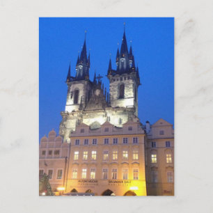 Carte Postale Prague par nuit
