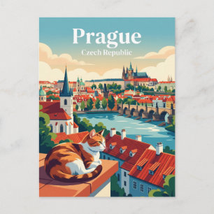 Carte Postale Prague République tchèque