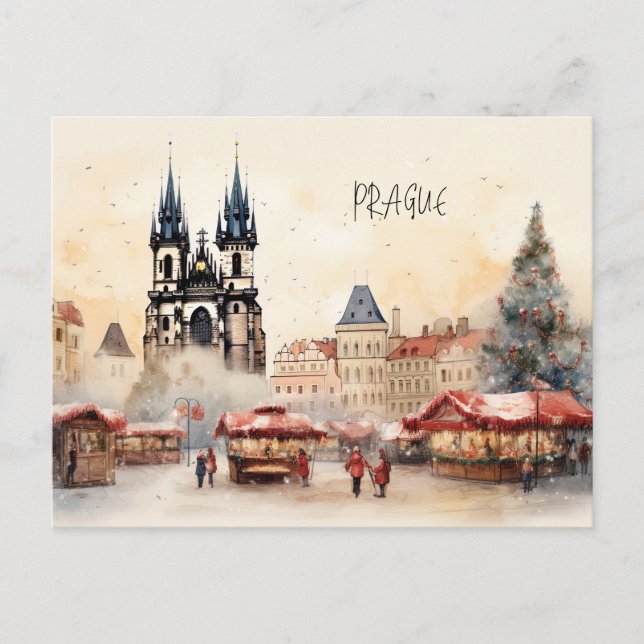 Carte Postale Prague, République tchèque (Devant)