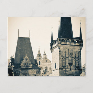 Carte Postale Prague, République Tchèque - Porte Tour du Pont Ch