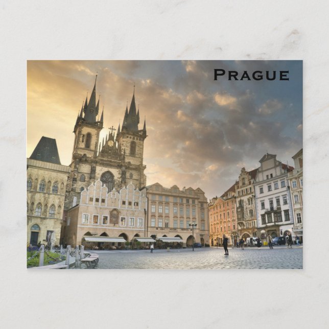 Carte Postale Prague République tchèque Vieux-Ville (Devant)