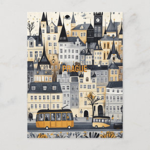 Carte Postale Prague République tchèque Voyage