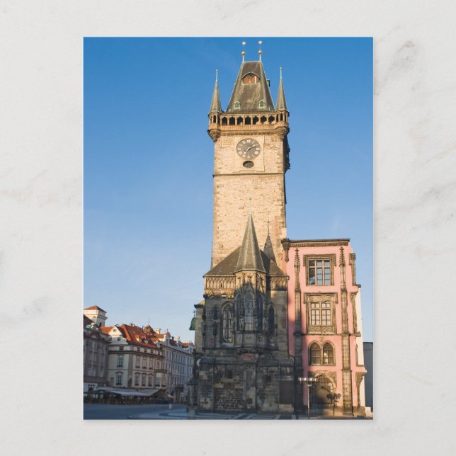 Carte Postale Prague vue de l'horloge astronomique (Devant)