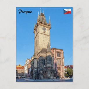 Carte Postale Prague vue de l'horloge astronomique