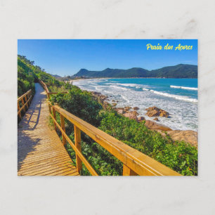 Carte Postale Praia dos Açores, Florianópolis, Brésil