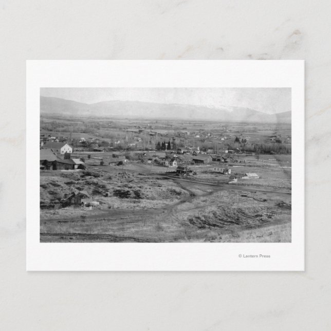 Carte Postale Prairie City, Oregon Birds Vue de la ville (Devant)