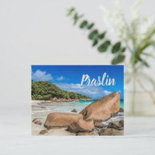 Carte Postale Praslin Seychelles Island Anse Lazio Beach Cadeau