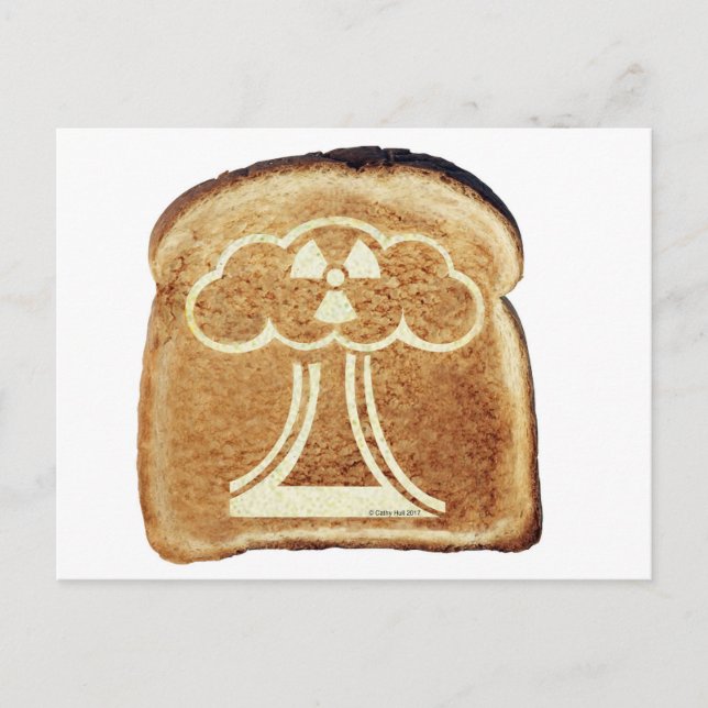 Carte Postale Préadressé à Trump Nuclear Armes Postcard (Devant)