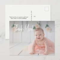 Premier anniversaire de bébé fille Merci Photo