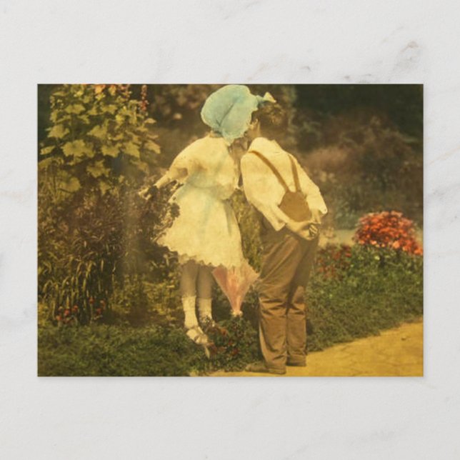 Carte Postale Premier baiser du printemps (Devant)