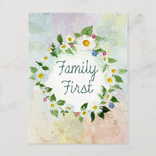 Carte postale Premier cercle familial
