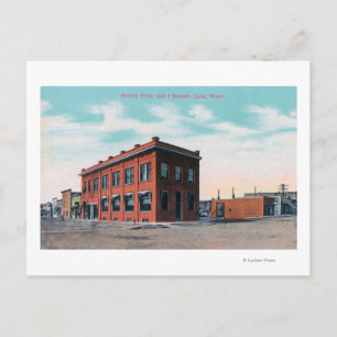 Carte Postale Premier et I Street CornerLind, WA