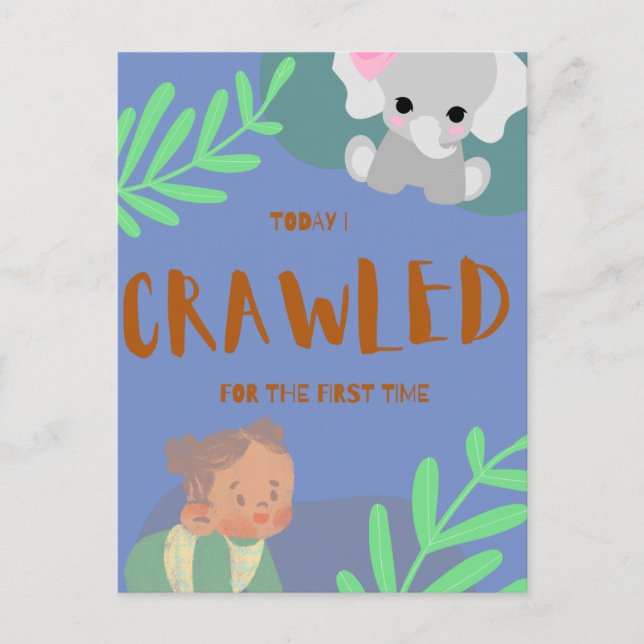 Carte Postale Premier jour de bébé  (Devant)