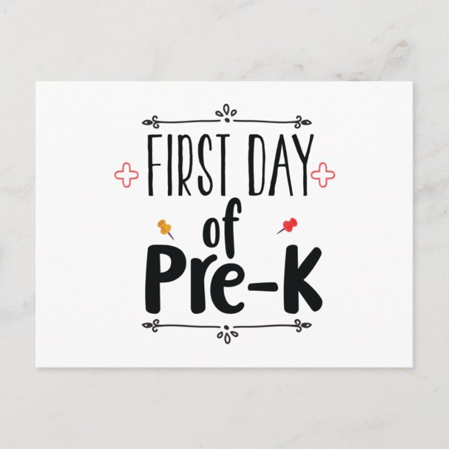 Carte Postale Premier jour du Pré K (Devant)