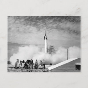 Carte Postale Premier lancement de fusée, Cape Canaveral, "Bumpe
