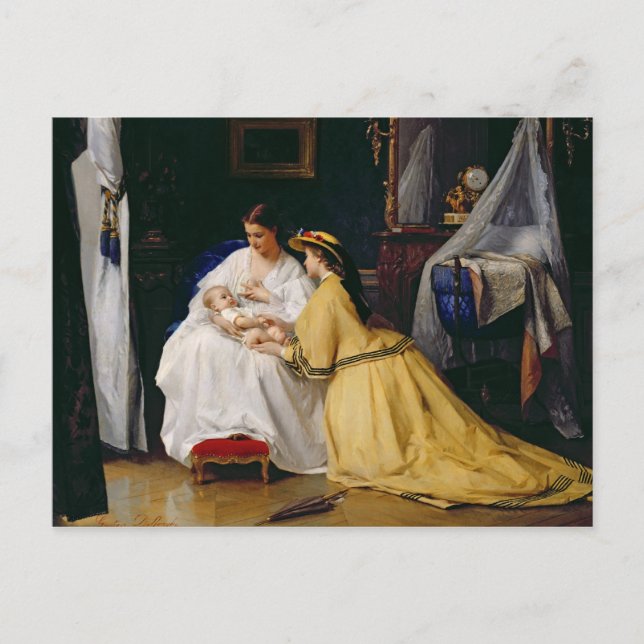 Carte Postale Premier né, 1863 (Devant)