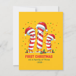 Carte Postale Premier Noël en famille