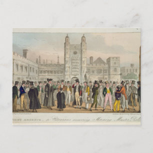 Carte Postale Première absence, ou les Étoniens répondre Matin M