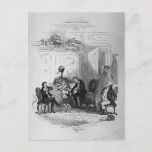 Carte Postale Première entrevue avec M. Serjeant Snubbin