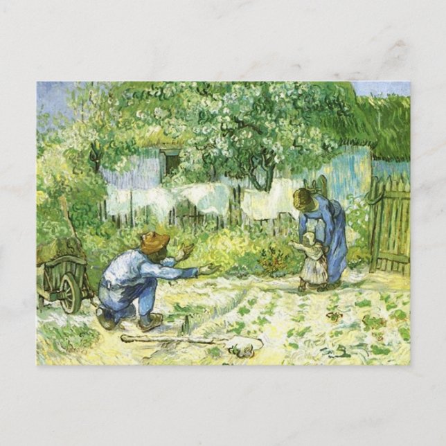 Carte Postale Première étape, 1890 Vincent van Gogh. (Devant)