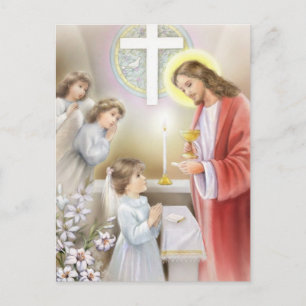 Carte Postale Première fille de la Sainte Communion