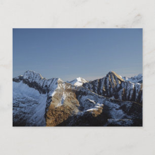 Carte Postale Première neige sur les montagnes