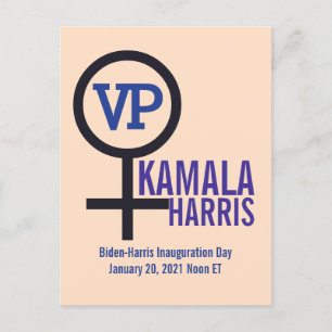 Carte Postale Première vice-présidente Kamala Harris VP