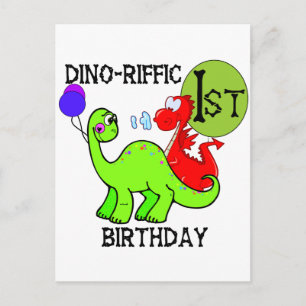 Carte Postale Premiers T-shirts et cadeaux d'anniversaire de